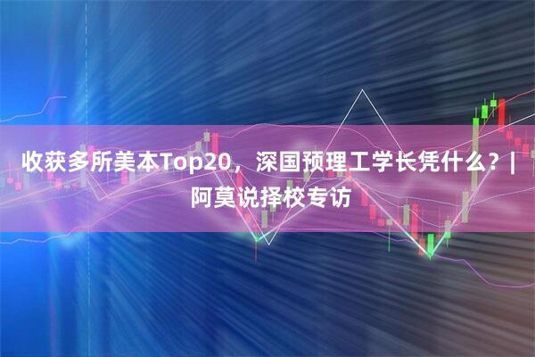 收获多所美本Top20，深国预理工学长凭什么？| 阿莫说择校专访